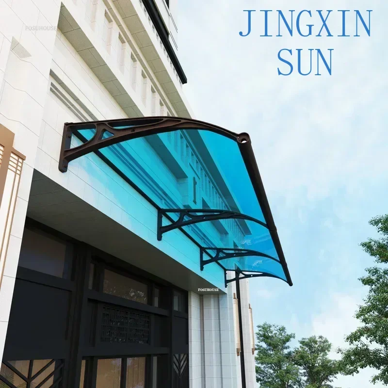Aluminum Alloy Bracket Gazebos Balcony Window Eaves Awnings Transparent Pc Endurance Board Tents Home Outdoor Sunshade Pergola Y