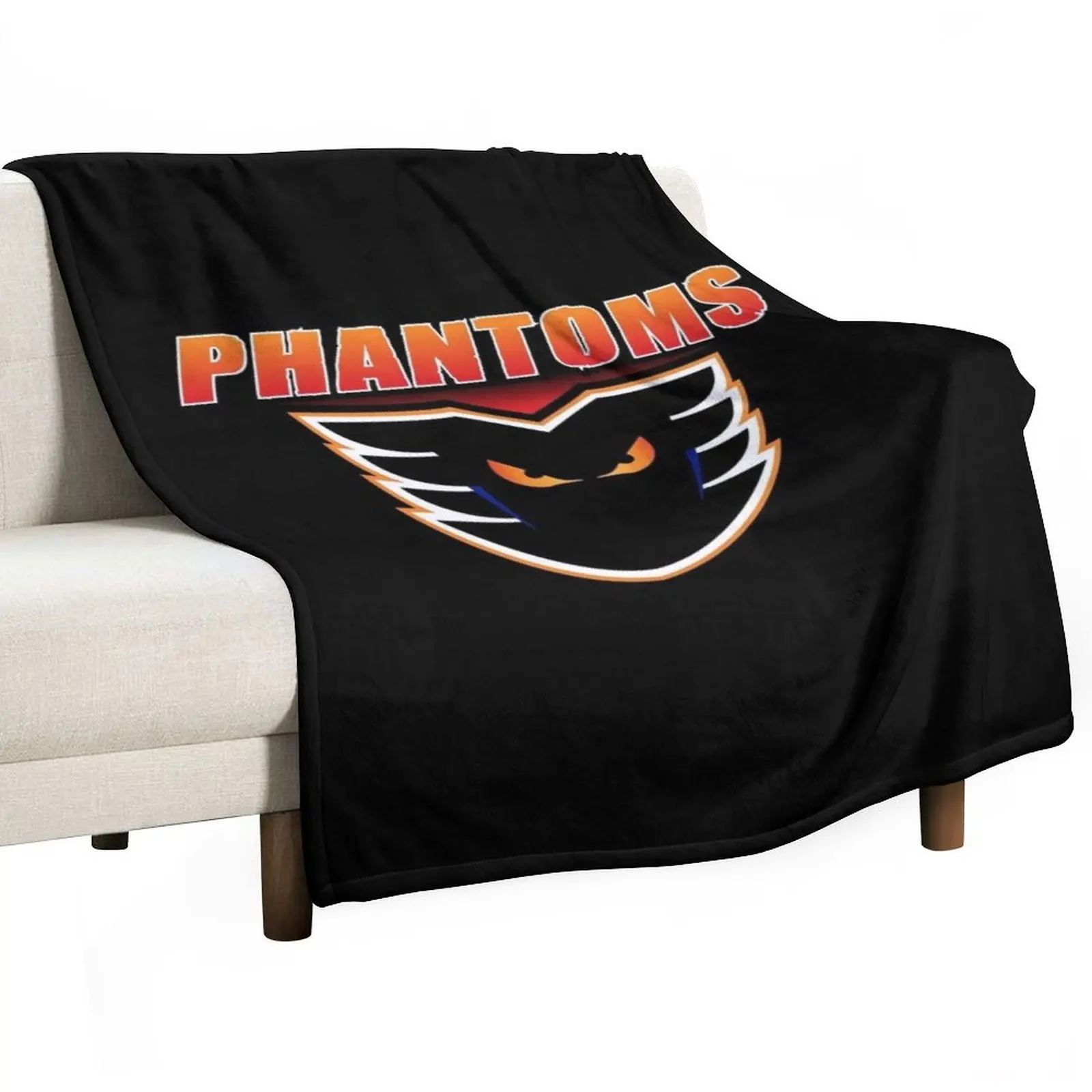 Lehigh Valley Phantoms Throw Blanket Fashion Sofas Flannel Decorative Sofas Blankets