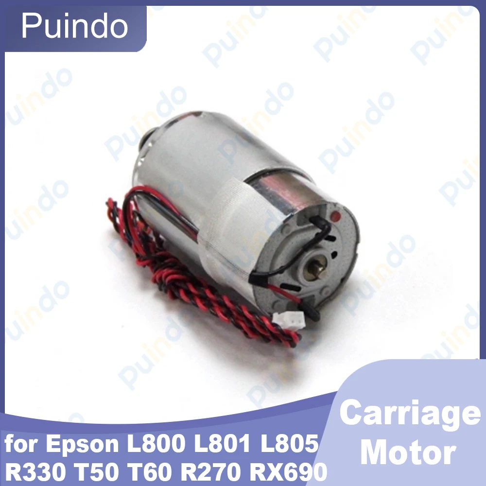 Original Carriage Motor for Epson L800 L801 L805 R330 T50 T60 R270 RX690 Stepper Motor for Printhead Movement Assembly
