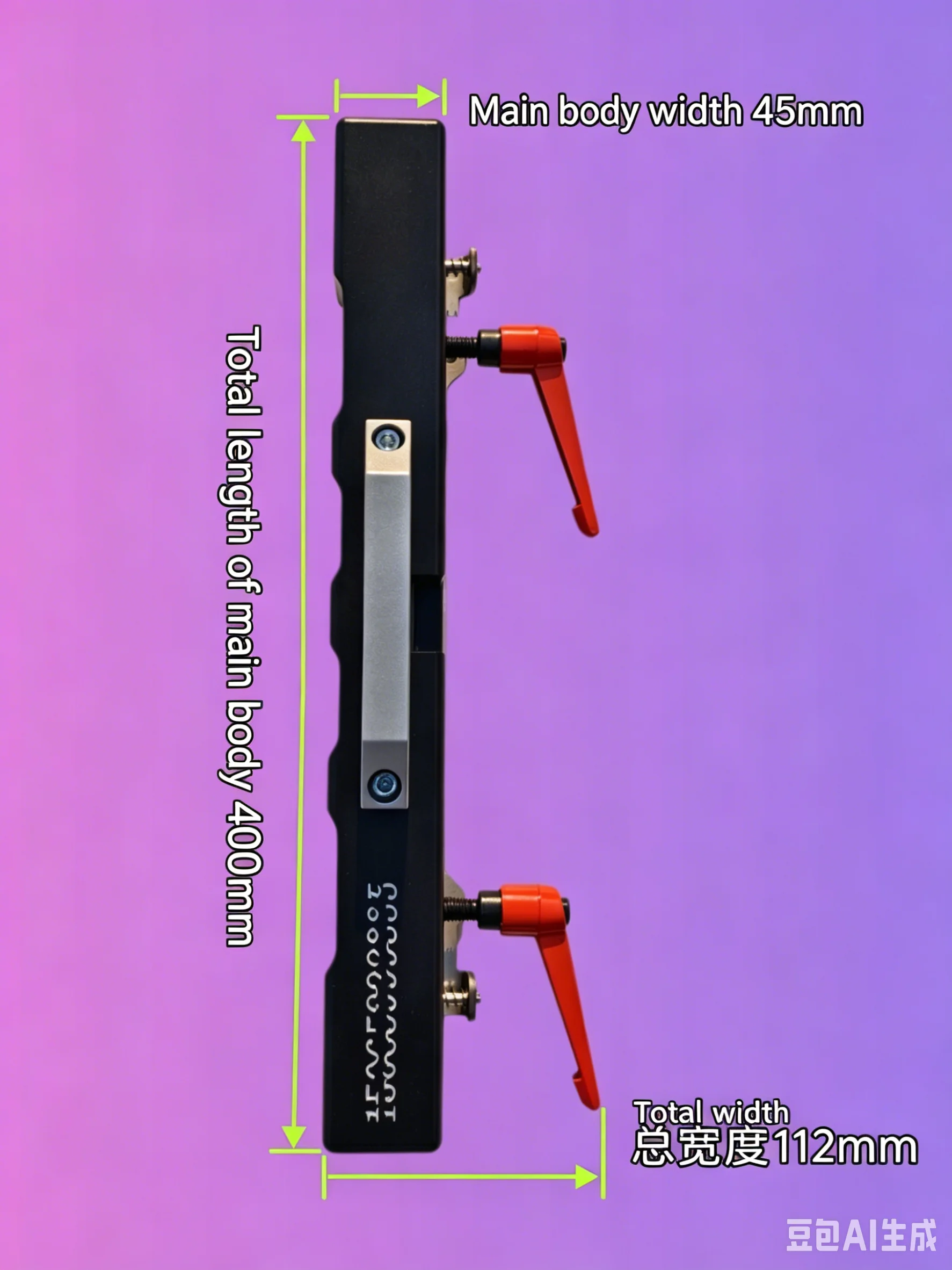 

Magnetic Elevator Guide Rail Docking Device Elevator Installation Tool Rail Joint Aligner Knife Edge Straightedge Rail Alignment