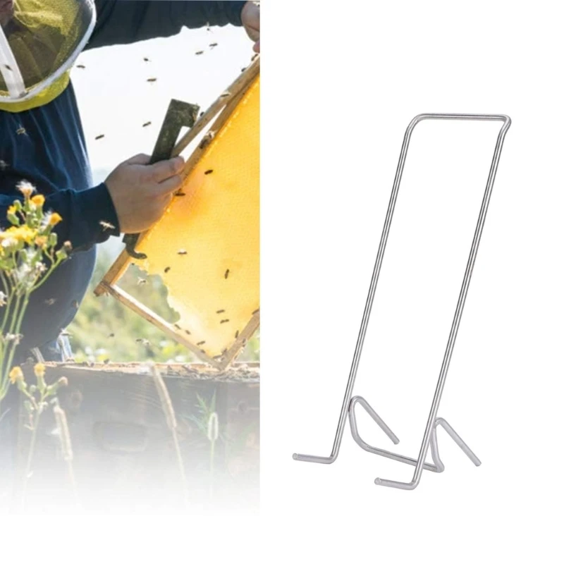 Essential Beekeeper Tool Stainless Steel Honeys Bucket Holder Beekeeper Accessory for Efficient Pouring and Extraction 918D