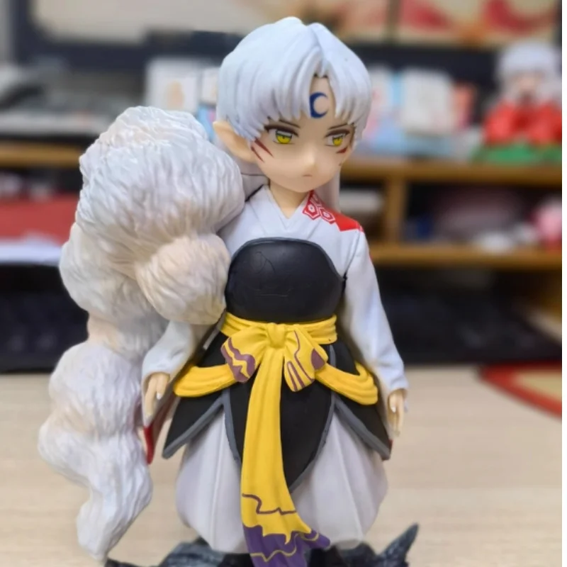 日本のアニメ周辺グッズ 犬夜叉 殺生丸 フィギュア 可愛い子供時代の像 モデルフィギュア デスクトップ飾り 男の子へのプレゼント