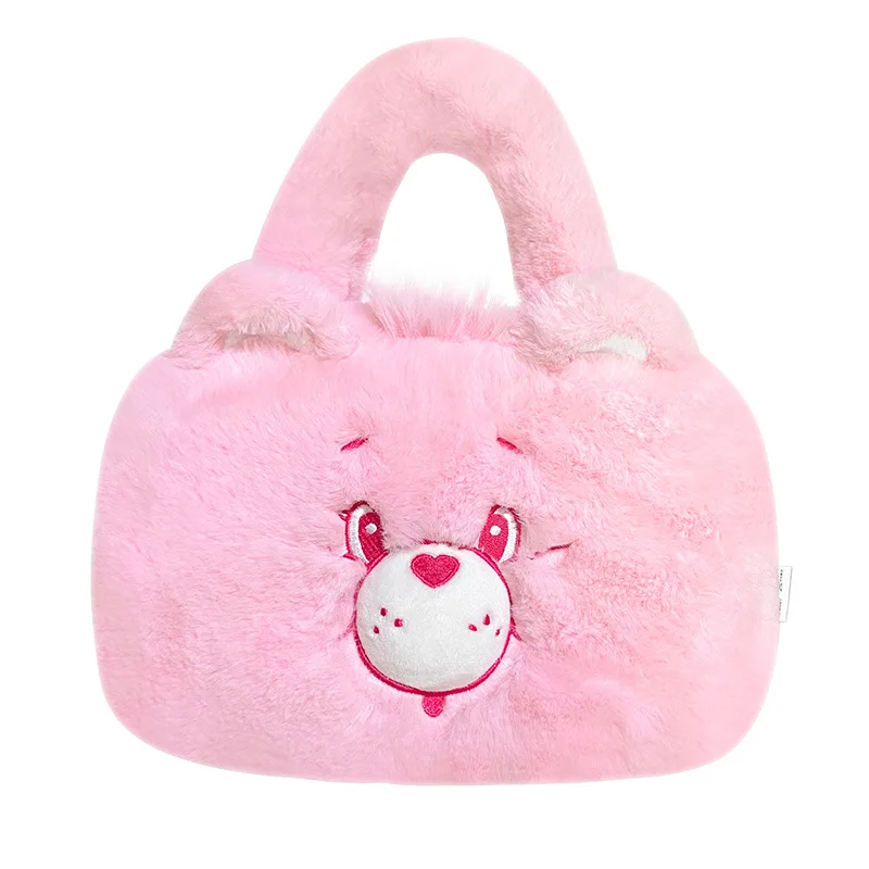 Miniso Genuino Carebears Care Bear Borsa Serie Arcobaleno Orso Borsa per bambole Regalo di compleanno per bambini Regalo di Natale