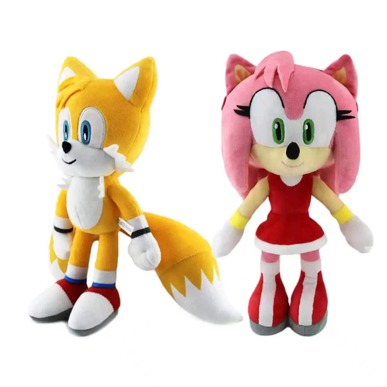 25-30CM Sonic Peluche hot toy Amy Rose Knuckle Tail Plush cute soft plush doll birthday gift game peripheral