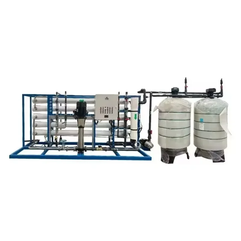 Automated Reverse Osmosis Water Purification Machine Water Filter System with Pump PLC for Car Wash Equipment Wate