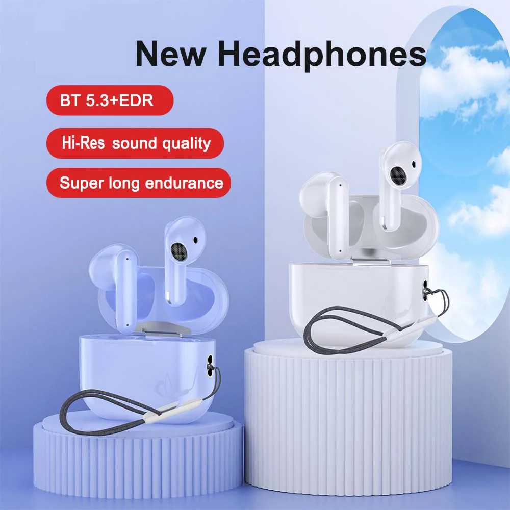 Nuevos auriculares Bluetooth profesionales con cancelación de ruido, inalámbricos verdaderos con auriculares estéreo HiFi, auriculares de baja latencia para juegos y deportes