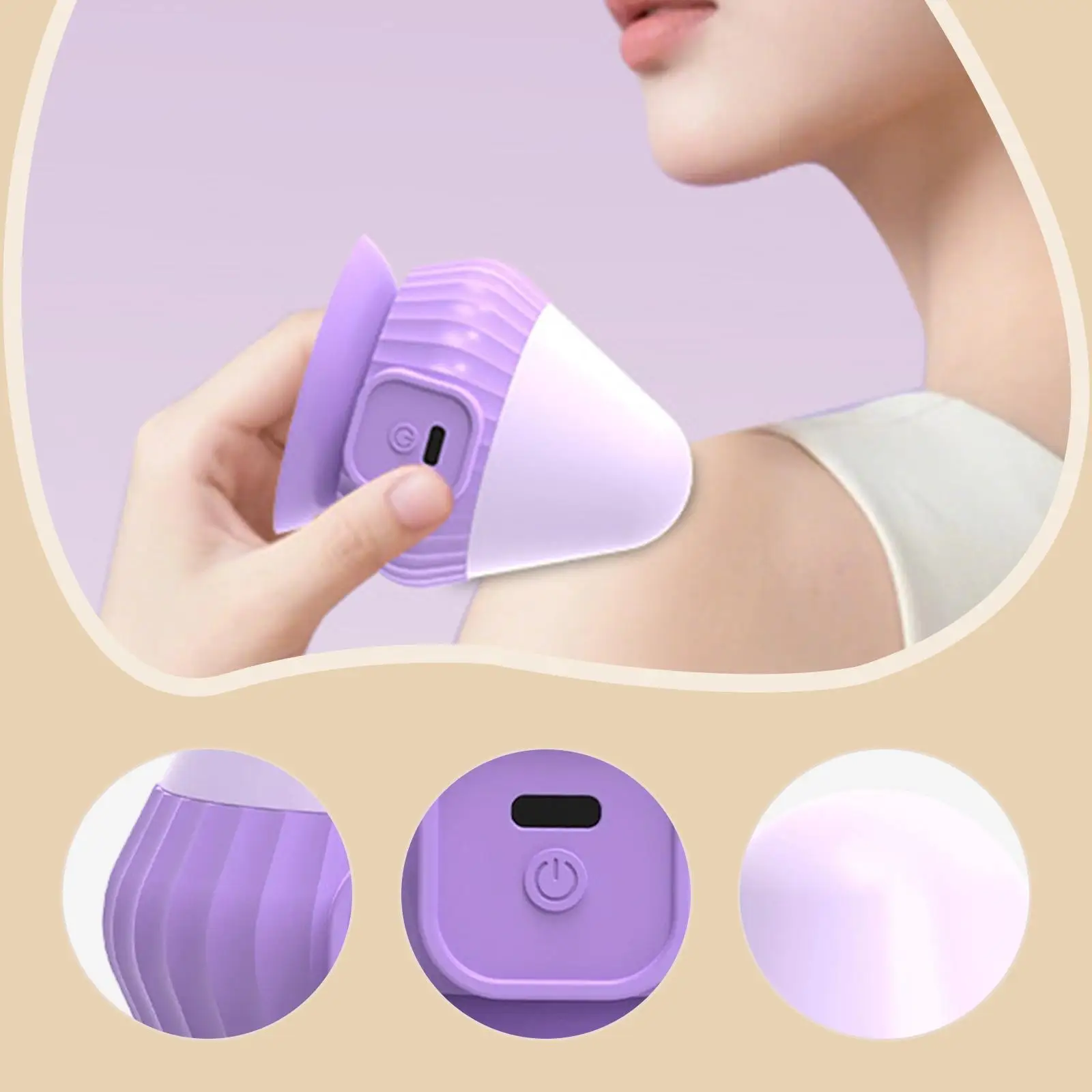 Mountable Massage Ball Trigger Point Massage Tool Deep Tissue Muscle Back Massager for Neck