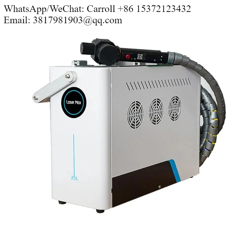 Portable 200w Fiber  Cleaning Machine  Rust Removal Machine Pulsed  Cleaner