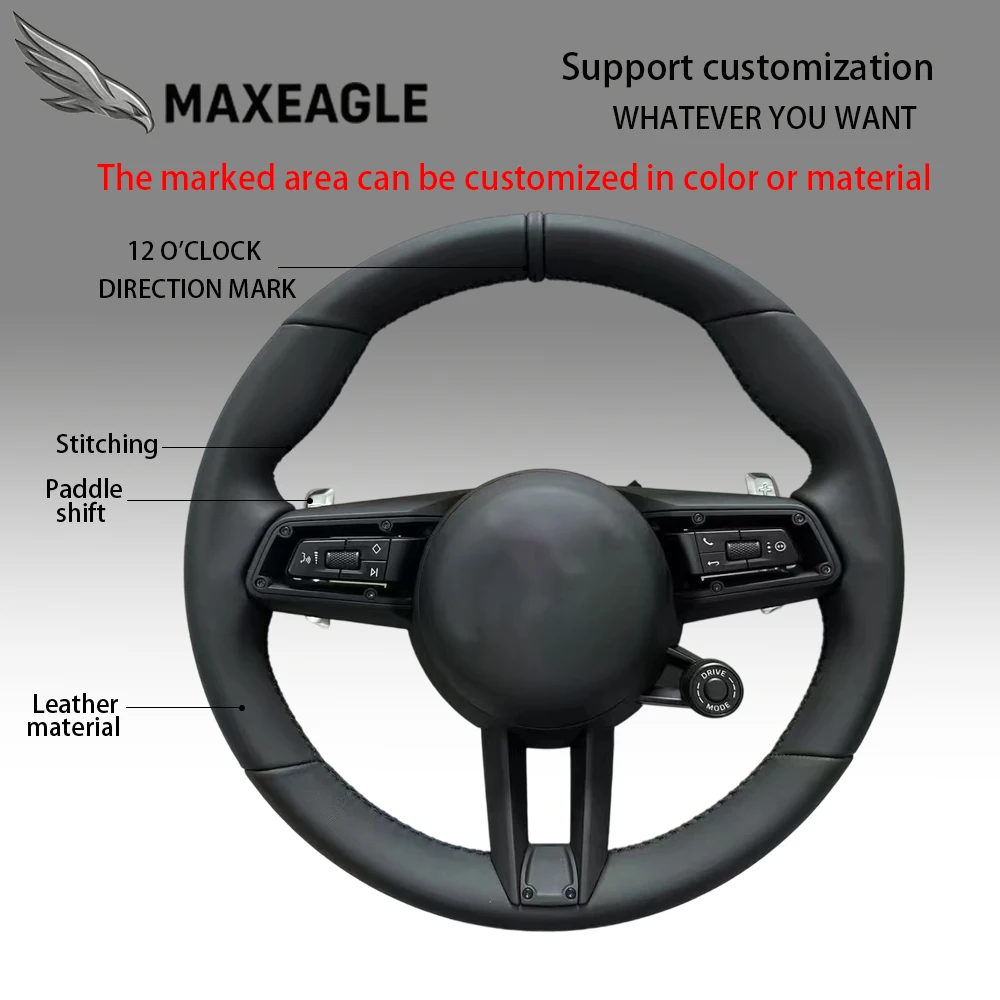 

MAXEAGLE For BMW For Porsche Panamera Cayenne Macan Caycan Taycan 918 911 718 970 971 958 Steering Wheel