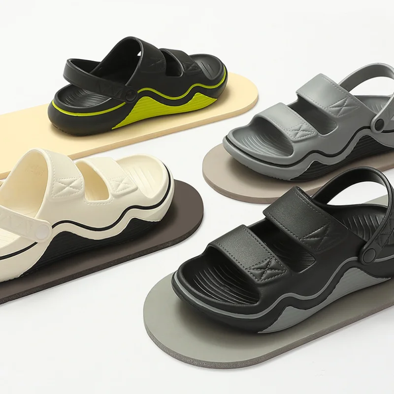 Hoge Kwaliteit Paar Non-Slip Casual Slippers Zomer Mannen Sandalen Klassiekers Vrouw Sandalen Heren Heren Buiten Glijbanen Sandalias De Mujer