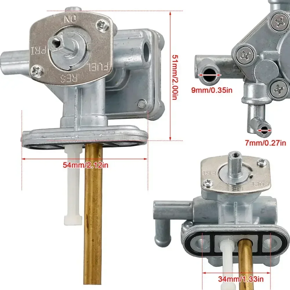 44300-26E01 Fuel Gas Tank Switch Valve Petcock Gasoline Tap Kit 44300-26E00 Fit for Suzuki GSF600 GSF1200 Bandit 1996-1999 2000