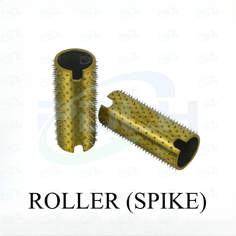 1Pair 3-607-18-0100 23.6x17x52mm Edge Feeding Roller with Spikes for Homag Brandt Edge Banding Machines