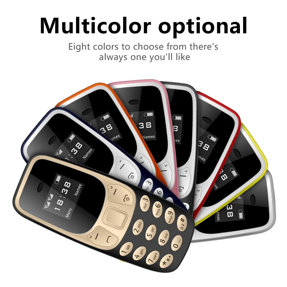 SERVO BM10 Super Mini Mobile Phone 2 SIM Standby Blacklist Magic Voice Call Recording 2G GSM Smallest Backup Feature Cellphones