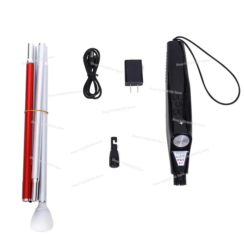 For Ultrasonic Electronic Voice Guide Cane, Intelligent Obstacle Avoidance Blind Crutch