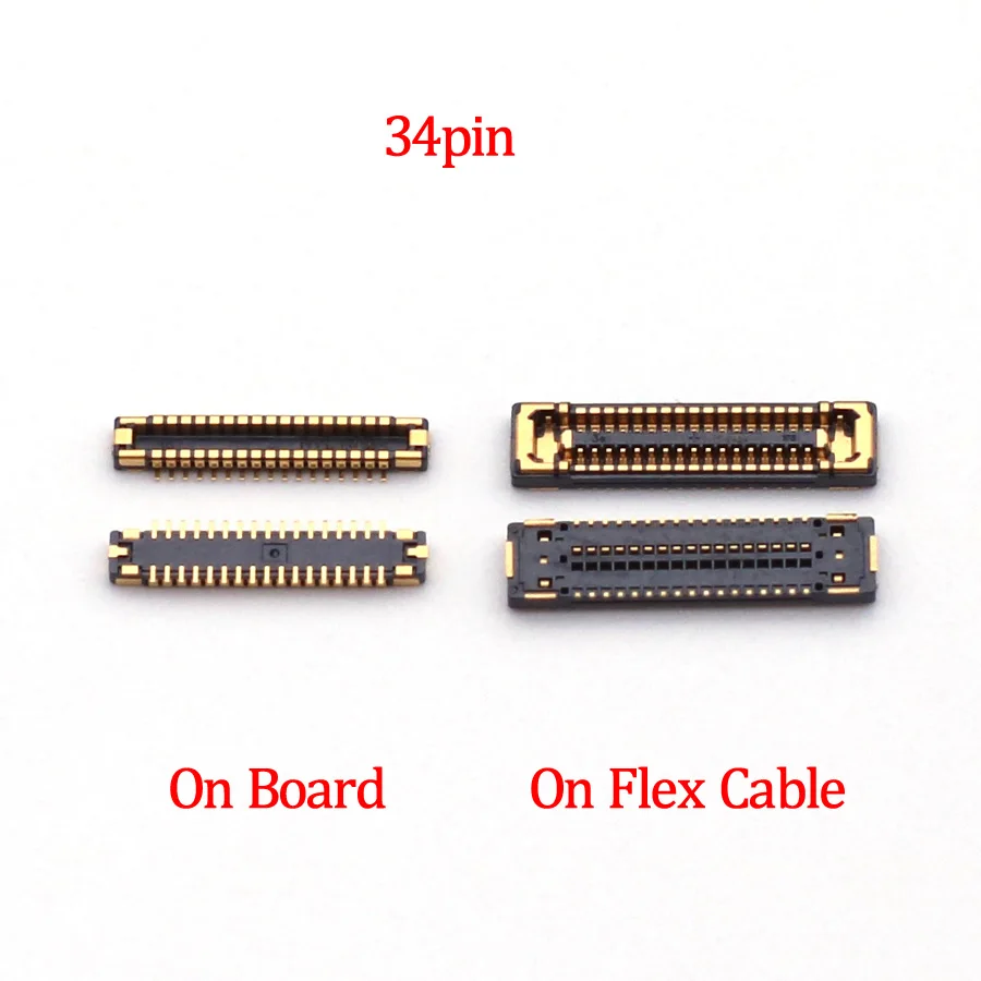 2-10Pcs Lcd Display Screen Flex FPC Connector For Samsung Galaxy J6+ 2018 J610 J610F J610FN J6plus J6 Plus Plug On Board 34pin