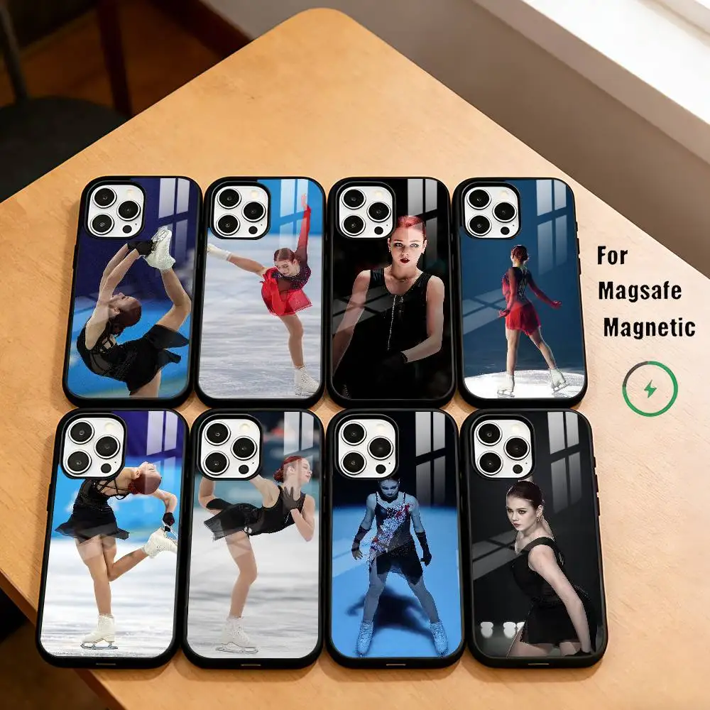 

F-Figure skater T-Trusova Phone Case For iPhone17,16,15,14,13,12,11 Plus,Pro Magnetic For Magsafe Wireless Charging