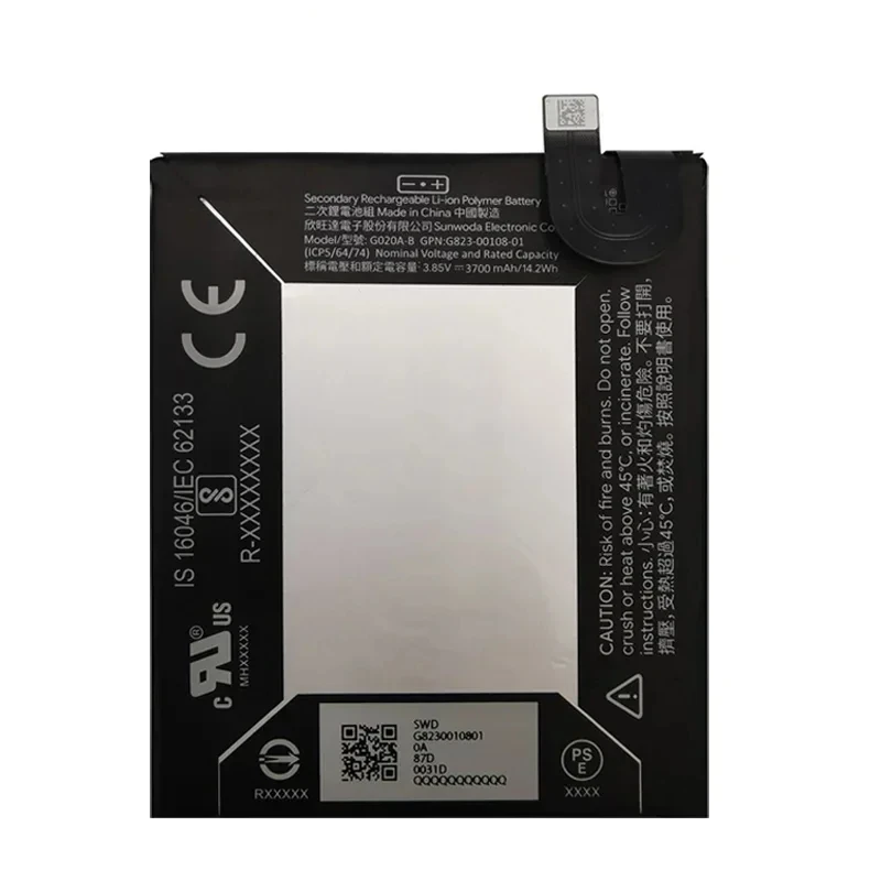 Fast Shipping 100% 3700mAh G020A-B Phone Replacement Battery For HTC Google Pixel 3A XL Batteries Bateria Batterij