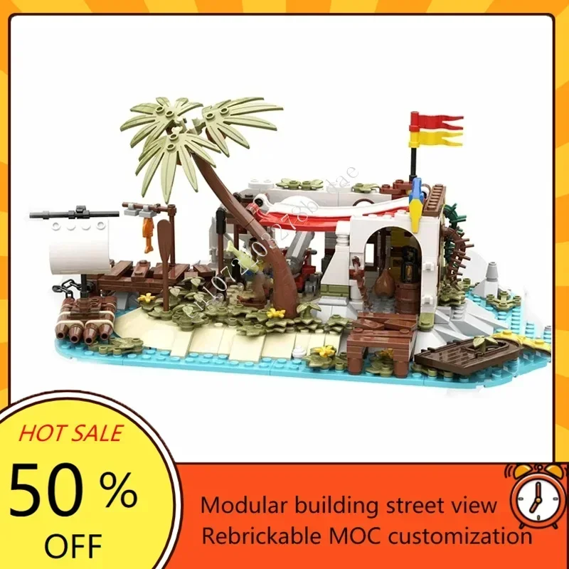 

Конструктор Custom 506 деталей: Модульная модель «Укрытие Стива» (MOC) — Архитектурная головоломка для самостоятельной сборки, развивающая игрушка-подарок