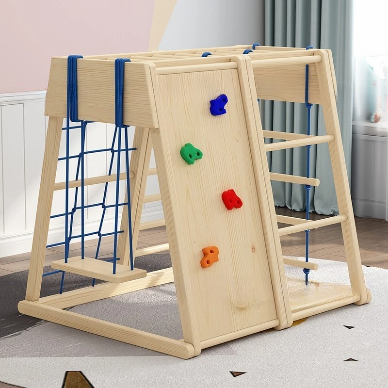 Wooden Climbing Frame with Sli - Kids Outdoor Wooden Climbing Frame recension och pris