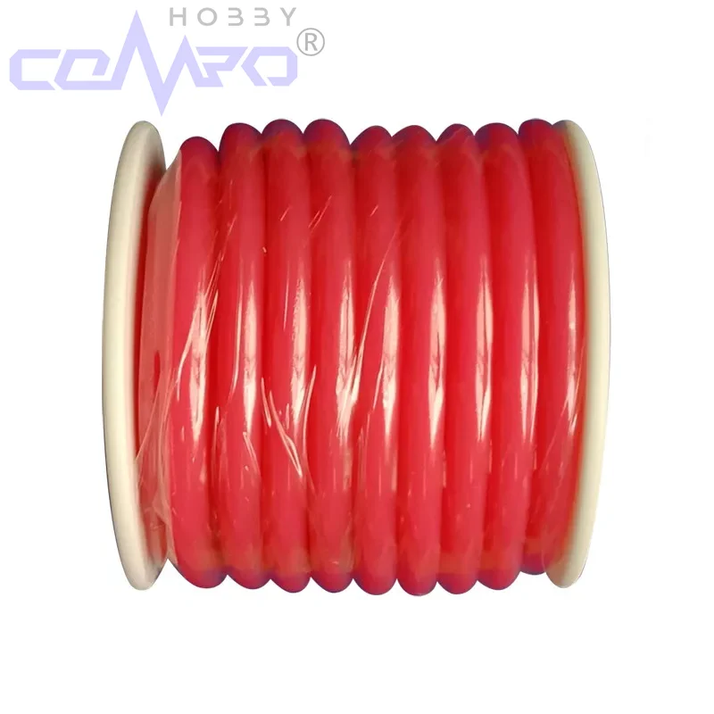 5M Silikonowa Przewód Paliwowy 1 Rolka D5x2.5mm Przewód Paliwowy Silnik Nitro (Żar) Do Modelu Samolotu RC Akcesoria Do Zbiornika Paliwa 6 Kolorów