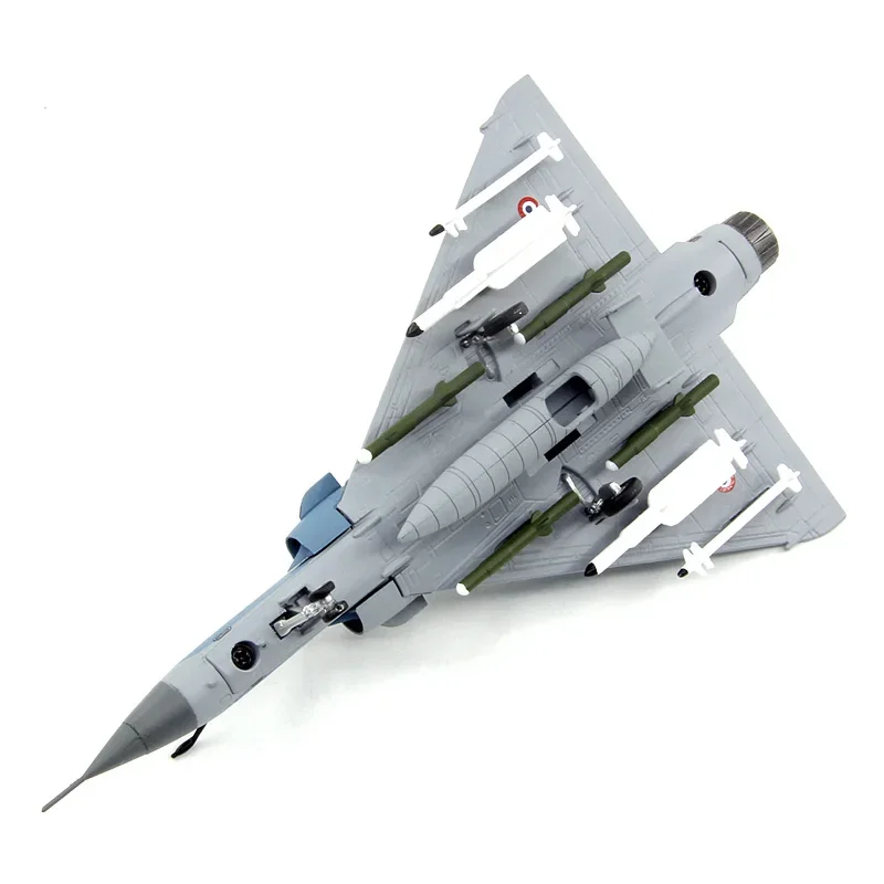 Maquette Mirage 2000 1/100 Alliage – Avion De Chasse Armée Française, Modèle Statique, Décoration Bureau