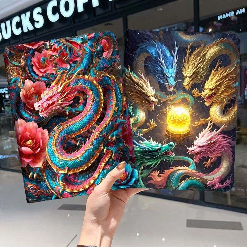 

Fashion Anime Dragon Cool For iPad Pro Air Mini 1 2 3 4 5 6 7 7th 8th 9th 10th 11th 10.2 9.7 10.5 10.9 11 2024 2025 Tablet Case