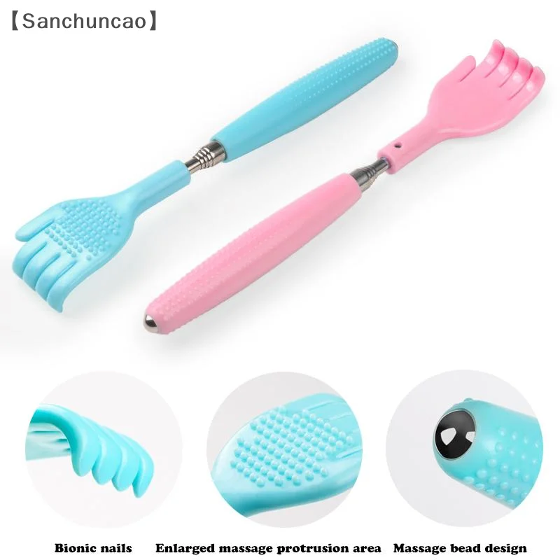 

〔San〕Extendable Back Scratcher Telescopic Scratching Hand Back Carding Stick Body Scrab Relax Scraper For Tickle Stick Care