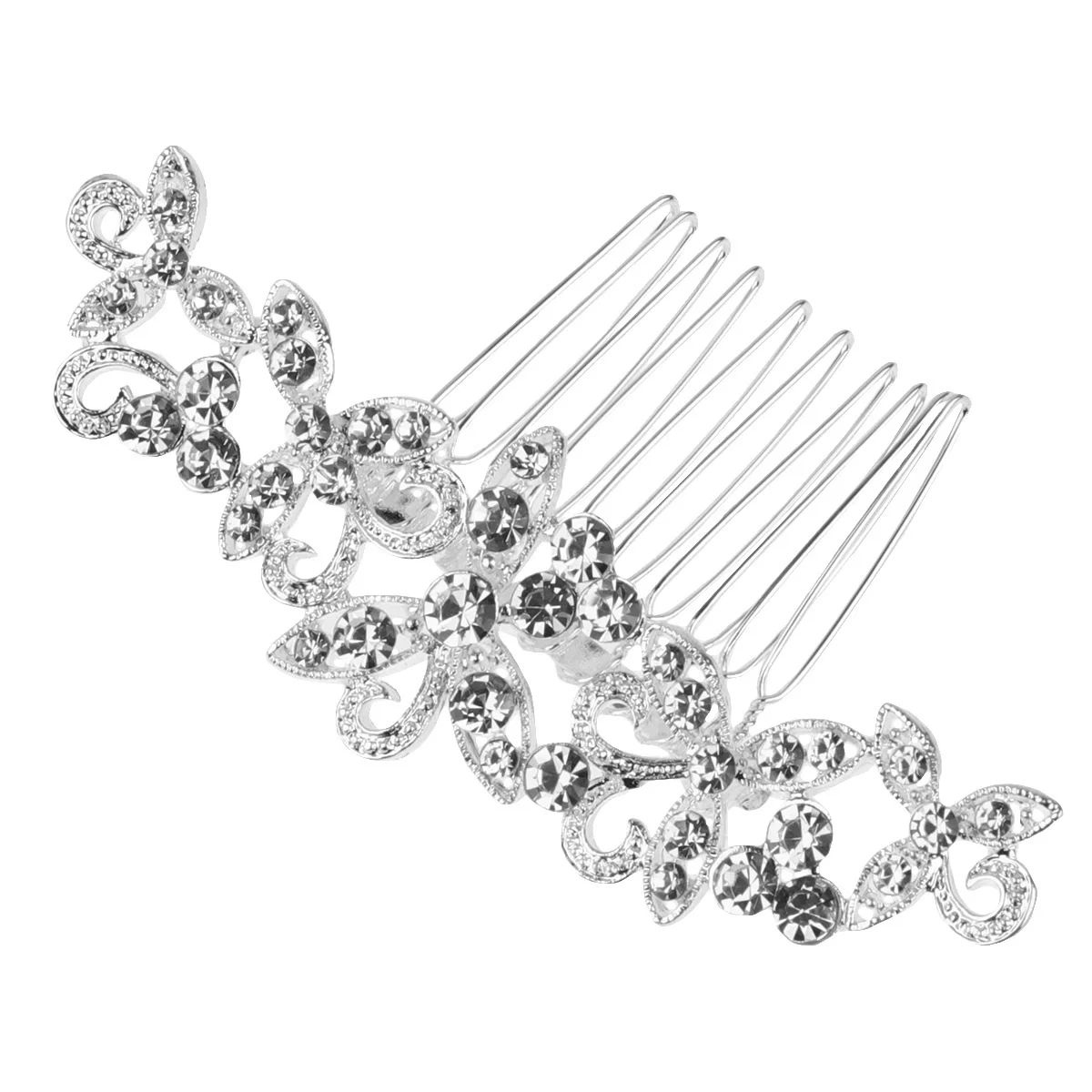 

Hair Styling Comb Elegant Rhinestone Wedding Bridal Headdress For Women Girls Updo Hairstyle Accessories