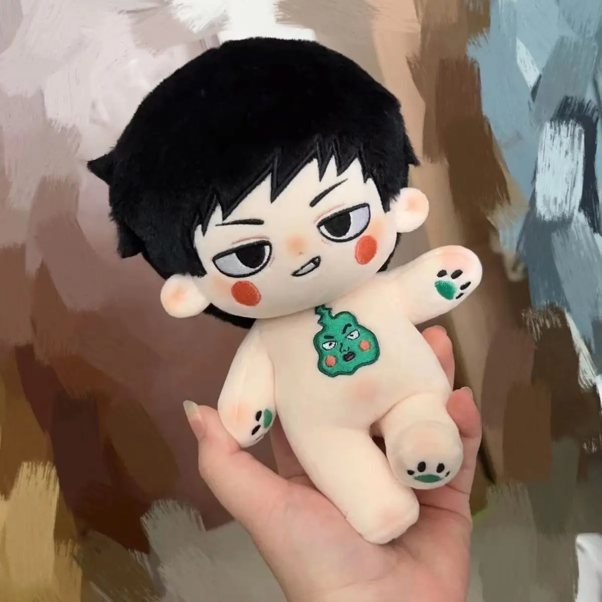 Peluche 20cm jeu Anime Mob Psycho 100 Reigen Arataka Figure corps en peluche poupée jouet COS habiller enfants adultes coton enfant cadeau