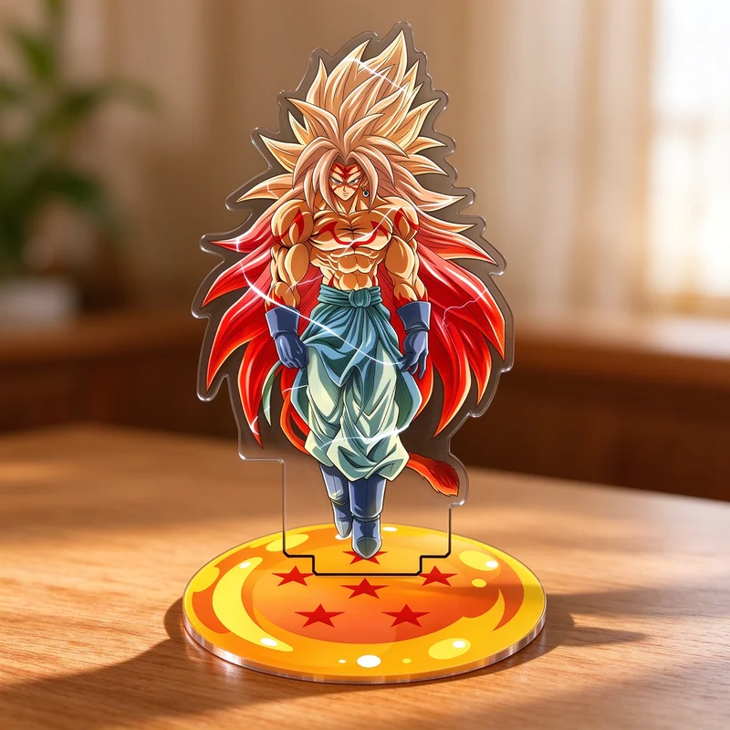 Standing Sign for Dragon Ball Broly Zamasu Majin Buu Acrylic SelfMade Cute Anime Game Desktop Decoration Toy Fans Gift 15cm