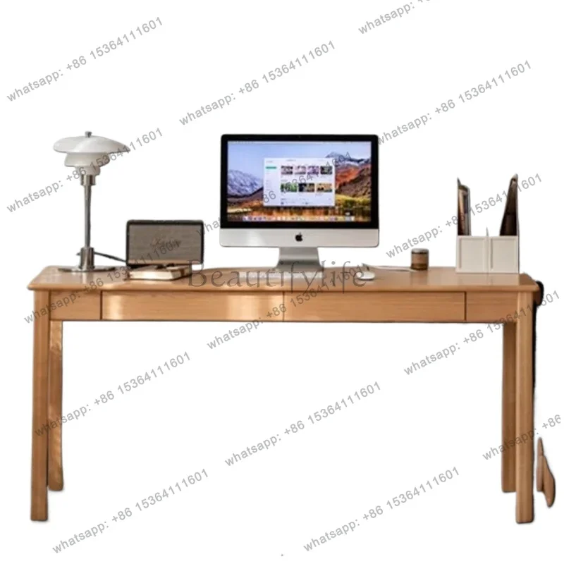 Nordic Computer Executive Desk Essentials Wood Drawer Workstation Executive Desk Standing Bedroom Mesa Para Computador Furnit