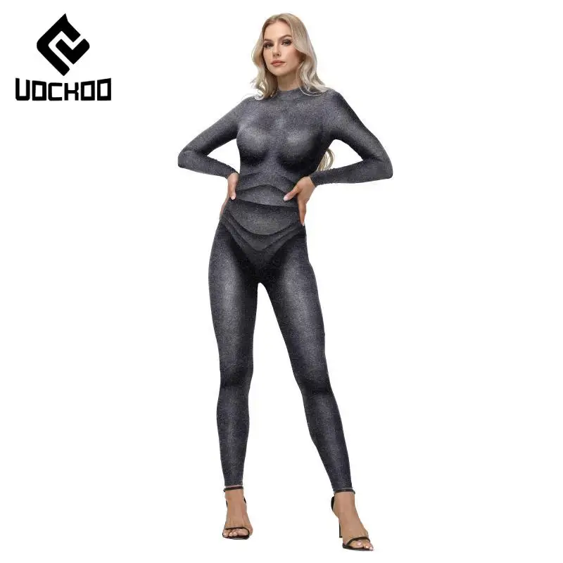 Estrela trekking filme cosplay traje sete de nove macacão halloween feminino bodysuit roupas de festa de férias comic con vestir-se