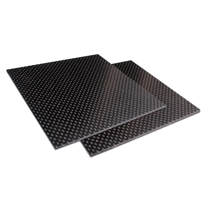 3K Carbon Fiber Plate Carbon Sheets Thickness 0.2mm 0.4mm 0.5mm 0.6mm Plain Matte Texture CNC Model Accessories DIY Materials