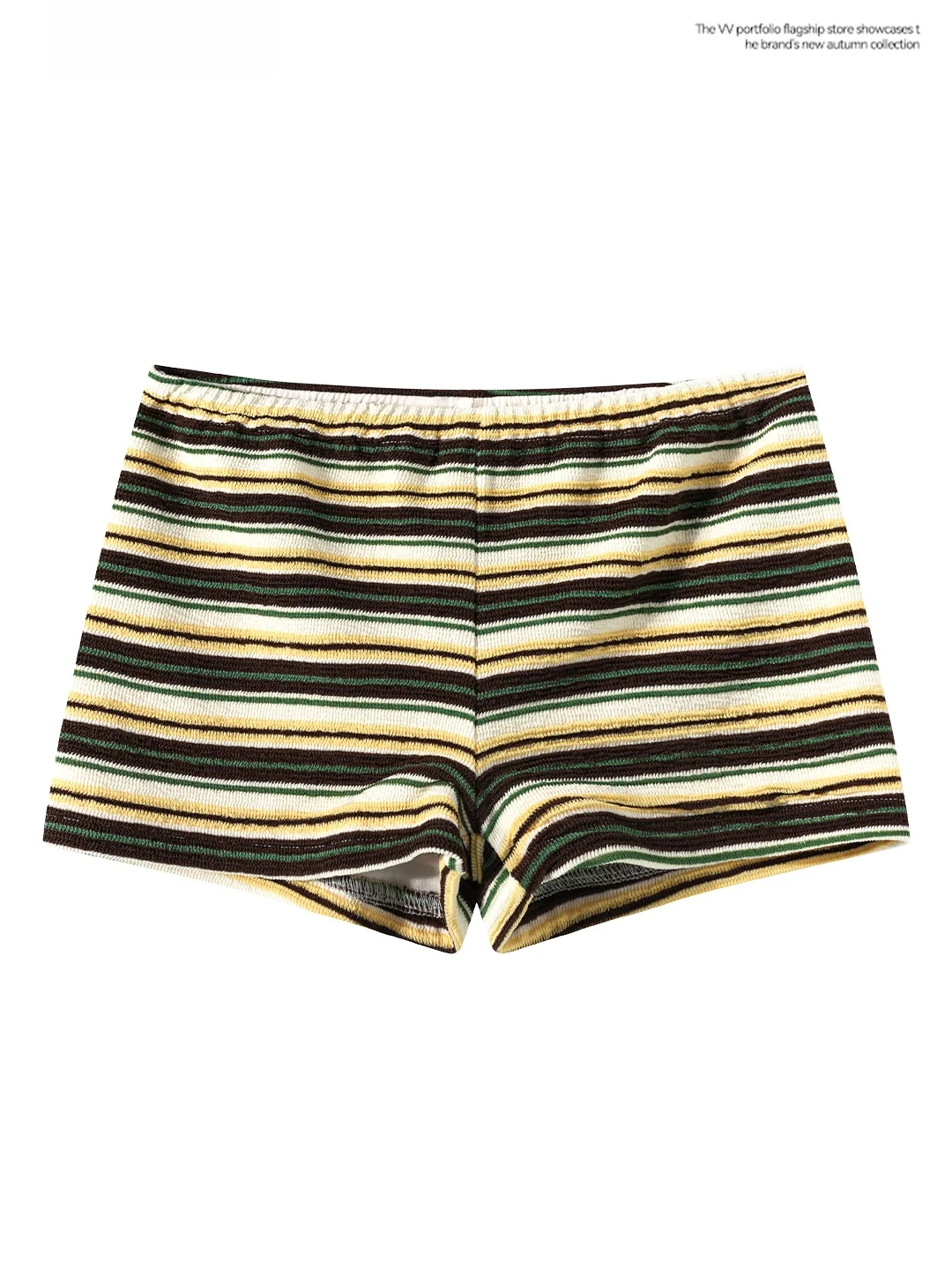 Slimming High Waist Short Pants Women's Fashionable Striped Base Layer Shorts Summer Sexy Outerwear Tummy Control Hot Pants