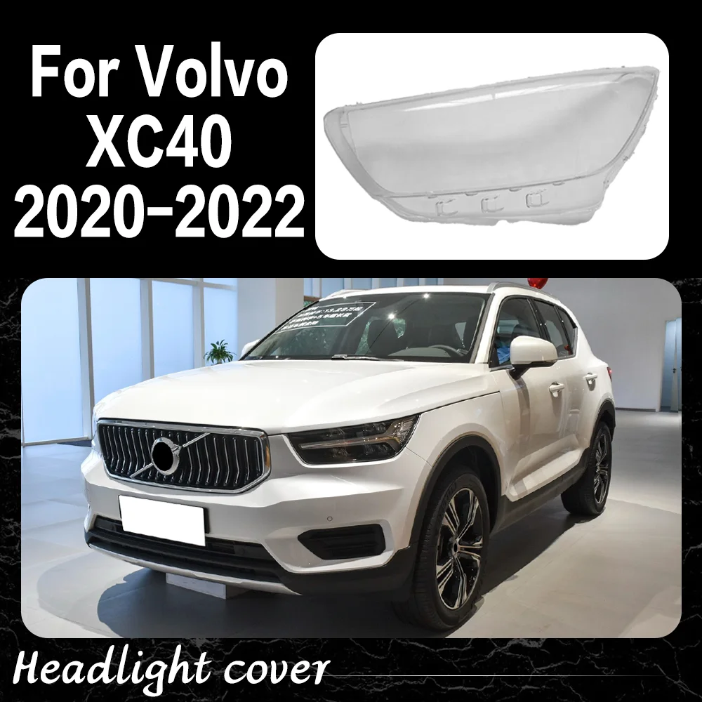 

Front Headlamp Cover Headlight Lens Transparent Shell Plexiglass Replace Original Lampshade For Volvo XC40 2020 2021 2022