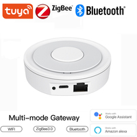 Tuya ZigBee3.0 Wireless/Wired/Bluetooth Gateway Bridge Smart Hub, for App Remote Control, Works with Alexa Google Home Assistant