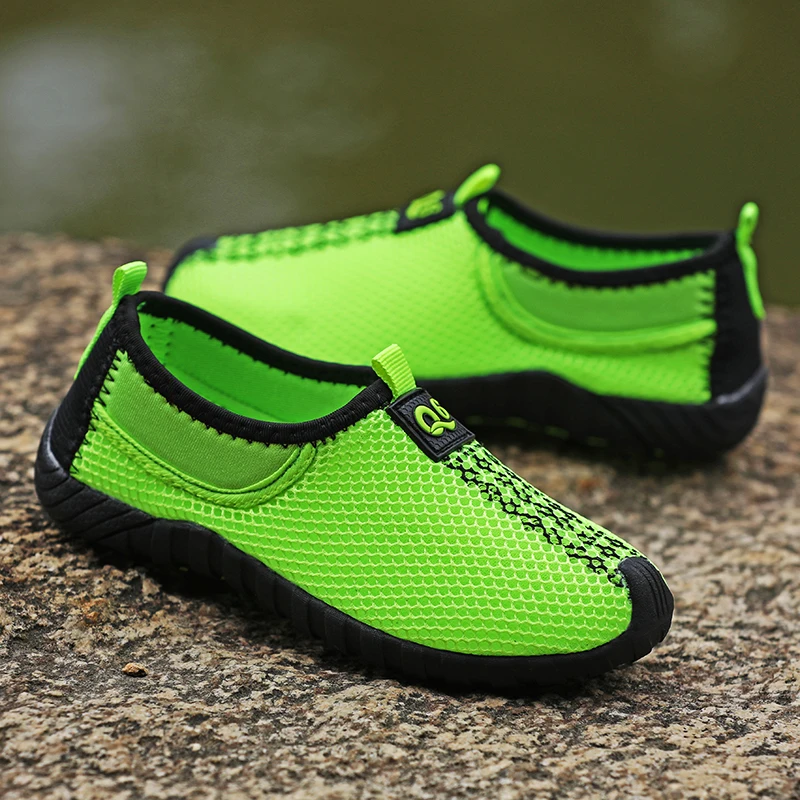 Plus Size Children\'s Sneakers Breathable Kids Running Shoes Lightweight Summer Hollow Shoes Casual Trainers Boys Girl Size 27-39