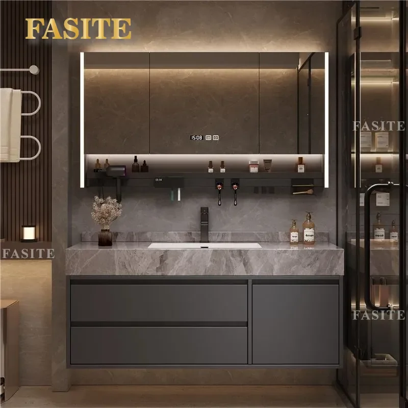 For Bathroom Cabinet Ceramic Integrated Basin Countertop Washbasin Toilet Sink Modern Design Durable Easy Clean Home Decor