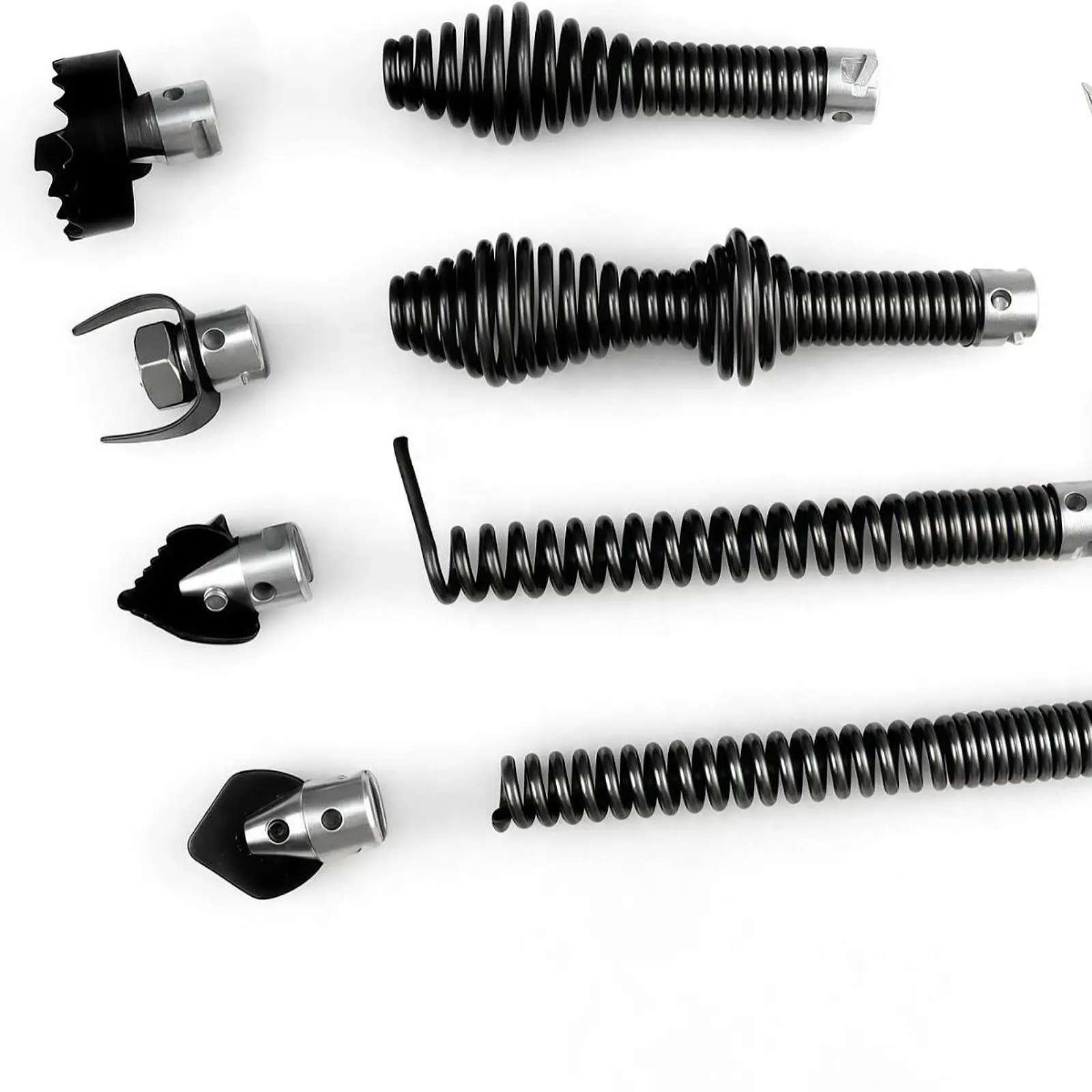 

Toilet Auger Clog Remover Metal Drain Snake Attachment Set for Pipeline Dredging and Cleaner Machine 16mm