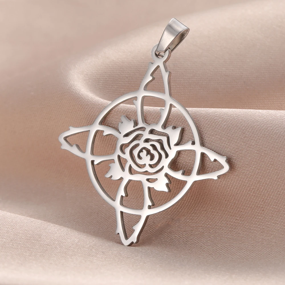 Dawapara Edelstahl Hexenknoten Charms für Halskette Ohrringe Trinity Knot Religiöse Symbole Anhänger DIY Schmuckherstellung – Detail 25
