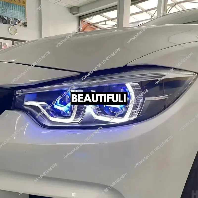 For 4 Series F32 M4 425i 430i 2013-2020 Auto Headlights Assembly Upgrade High Quality LED DRL Projector Lens Car Accessories