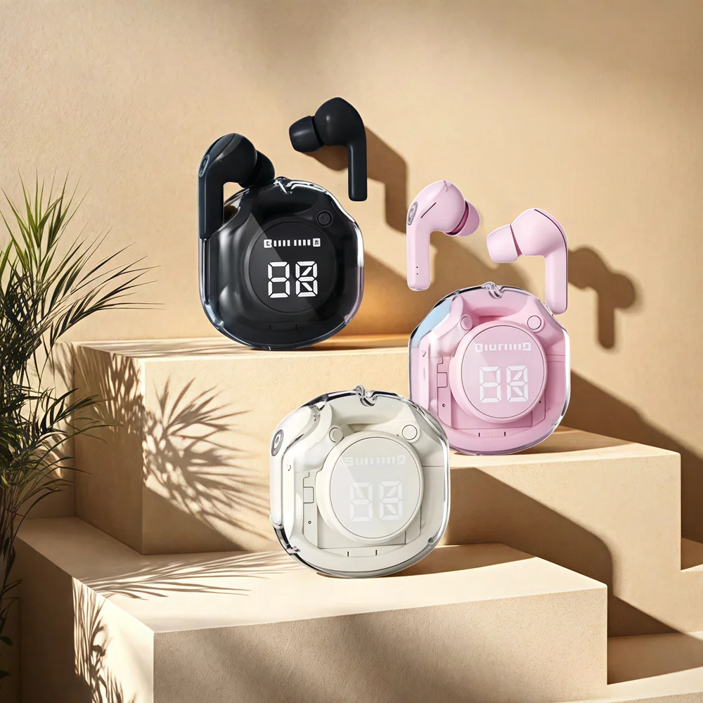T8 سماعة بلوتوث لاسلكية سماعة بلوتوث لاسلكية LED الطاقة شاشة ديجيتال صوت ستيريو سماعات لاسلكية لشاومي