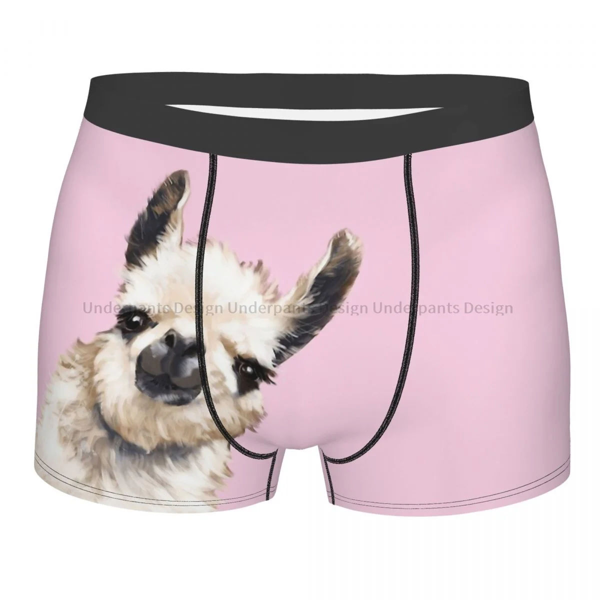 

Sneaky Llama Underpants Breathbale Panties Men's Underwear Comfortable Shorts Boxer Briefs