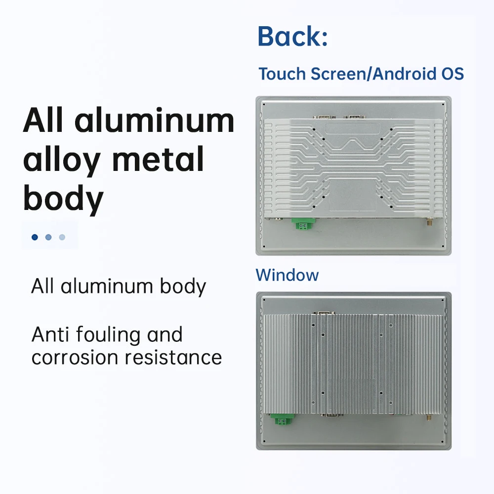 10.1 10.4 12.1 Inch Embedded Computer Industrial All in one Panel PC With LCD Touch Screen for Kiosk/CNC Controller/ATM Machine