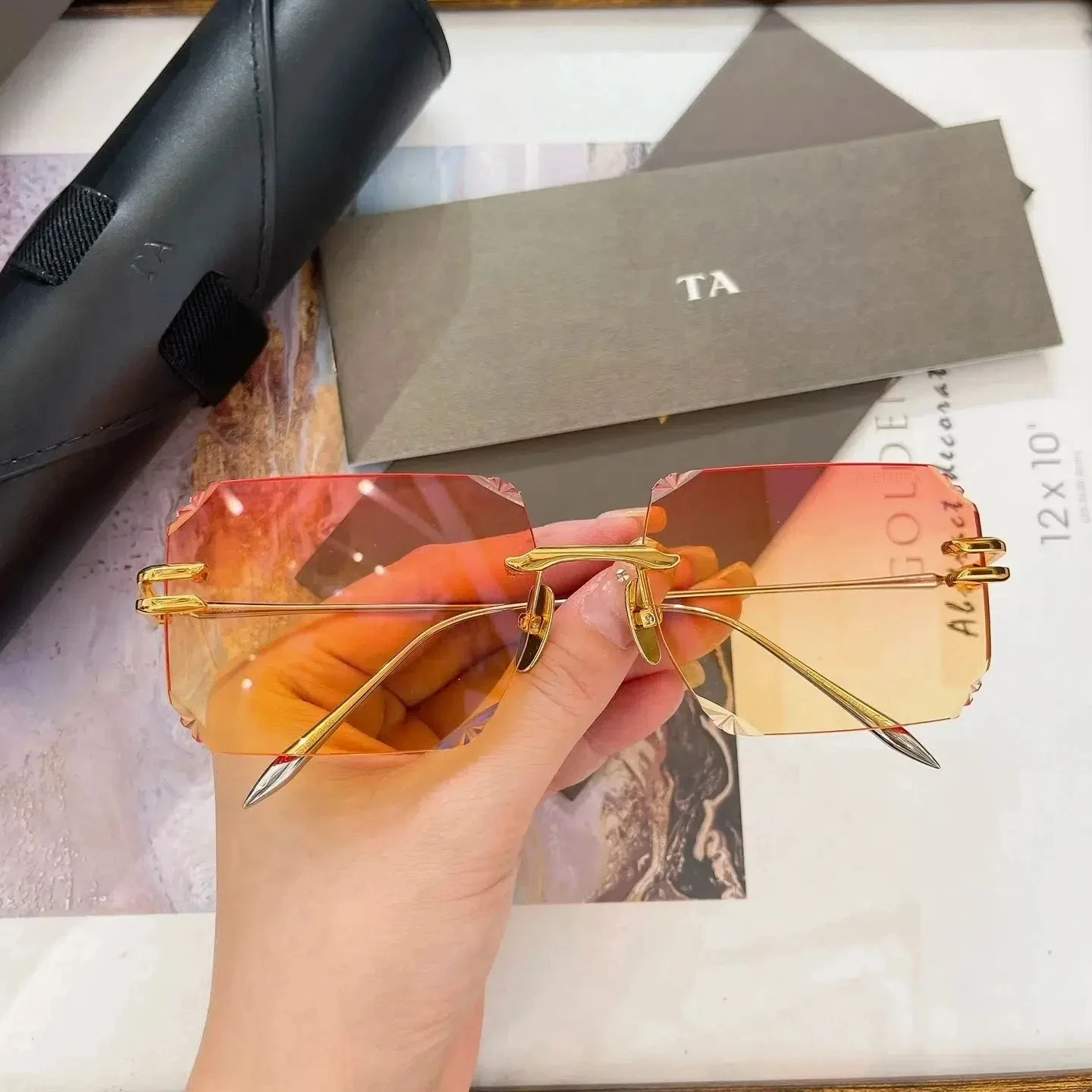 

Authentic For DIYTA DT EMBPA DTS155T UV400 Driving Anti-Glare Men Women Sun Glasses Popular UV400 Male Couple Eyewear With Box