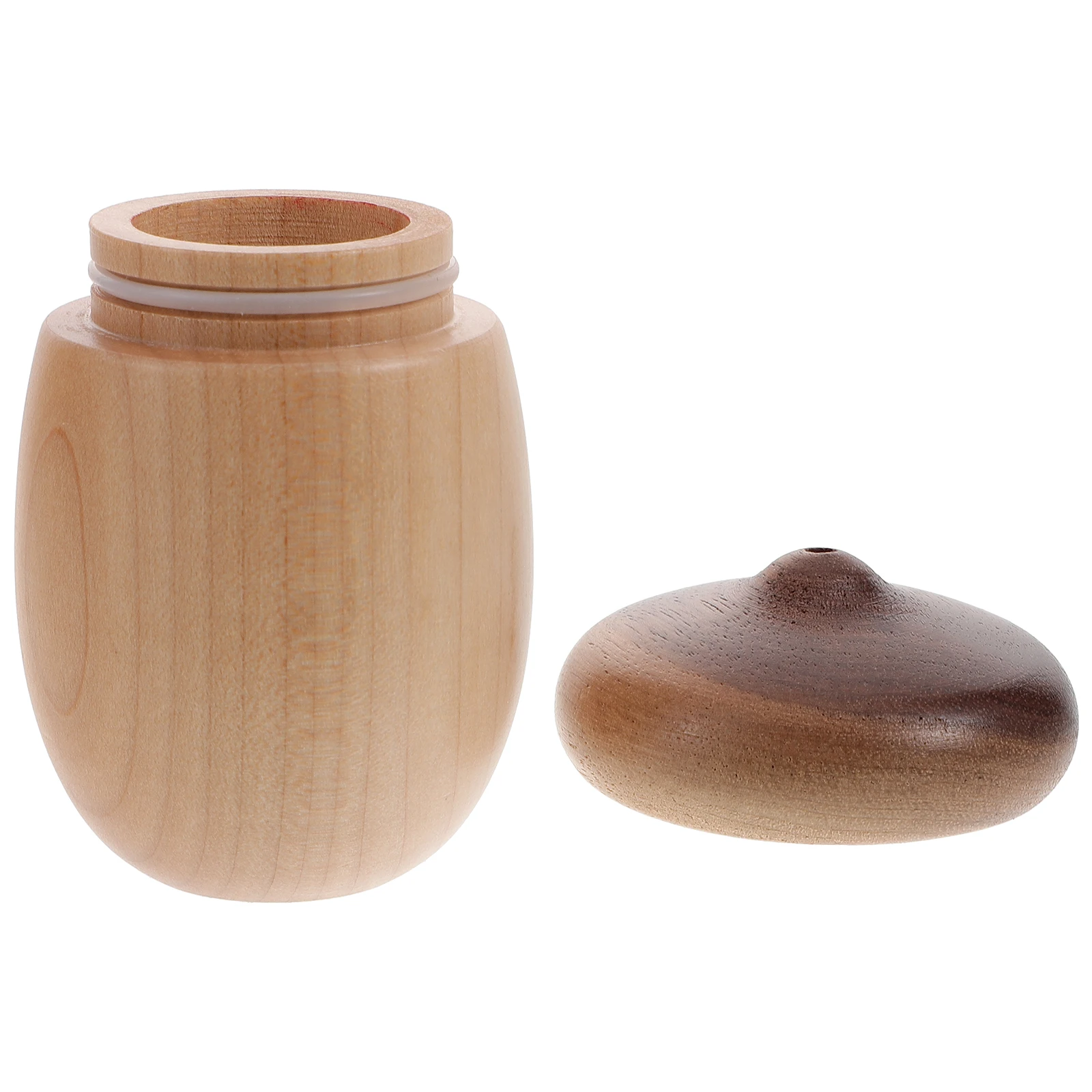 حامل أعواد أسنان مبتكر على شكل جوزة، موزع خشبي، منظم تخزين المطبخ، سهل التنظيف، قابل لإعادة الاستخدام، يدوم طويلاً #3