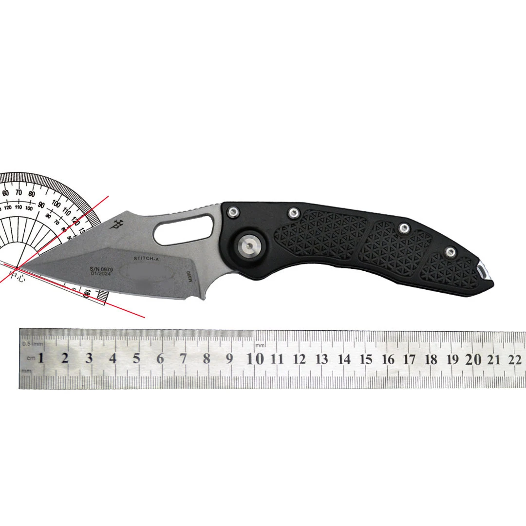 جديد MT غرزة-R ألياف الكربون/G10 الكرة تحمل علامة M390MK شفرة صيد الأسماك EDC أداة للطي التخييم سكين جيب