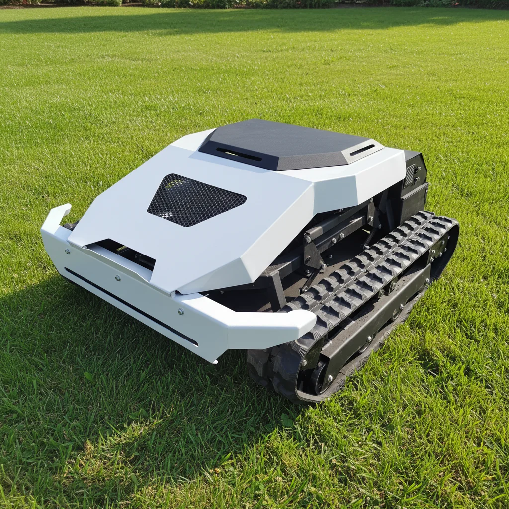 Customize Multi Functional Crawler Lawn Mower Suitable For Grass Weed Trimming
