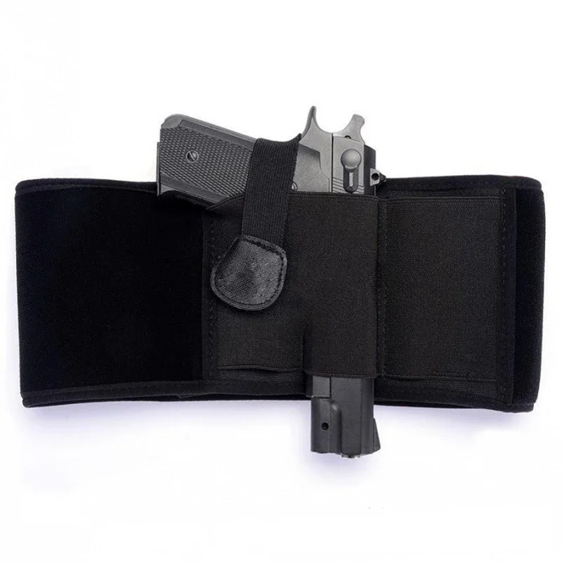 Tactical Multifunctional Universal Waistband Elastic Waistband Composite Neoprene Waist Cover Invisible Pistol Cover