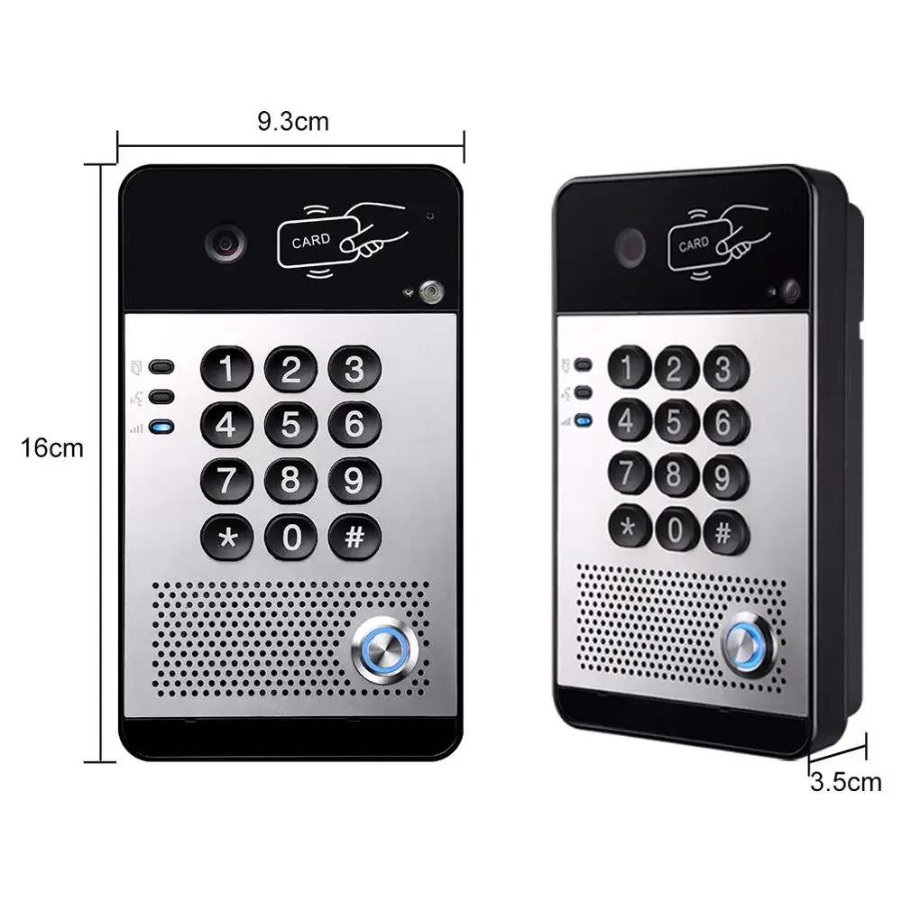 IP65 impermeable y a prueba de polvo Fanvil i30 SIP VIdeo intercomunicador de puerta